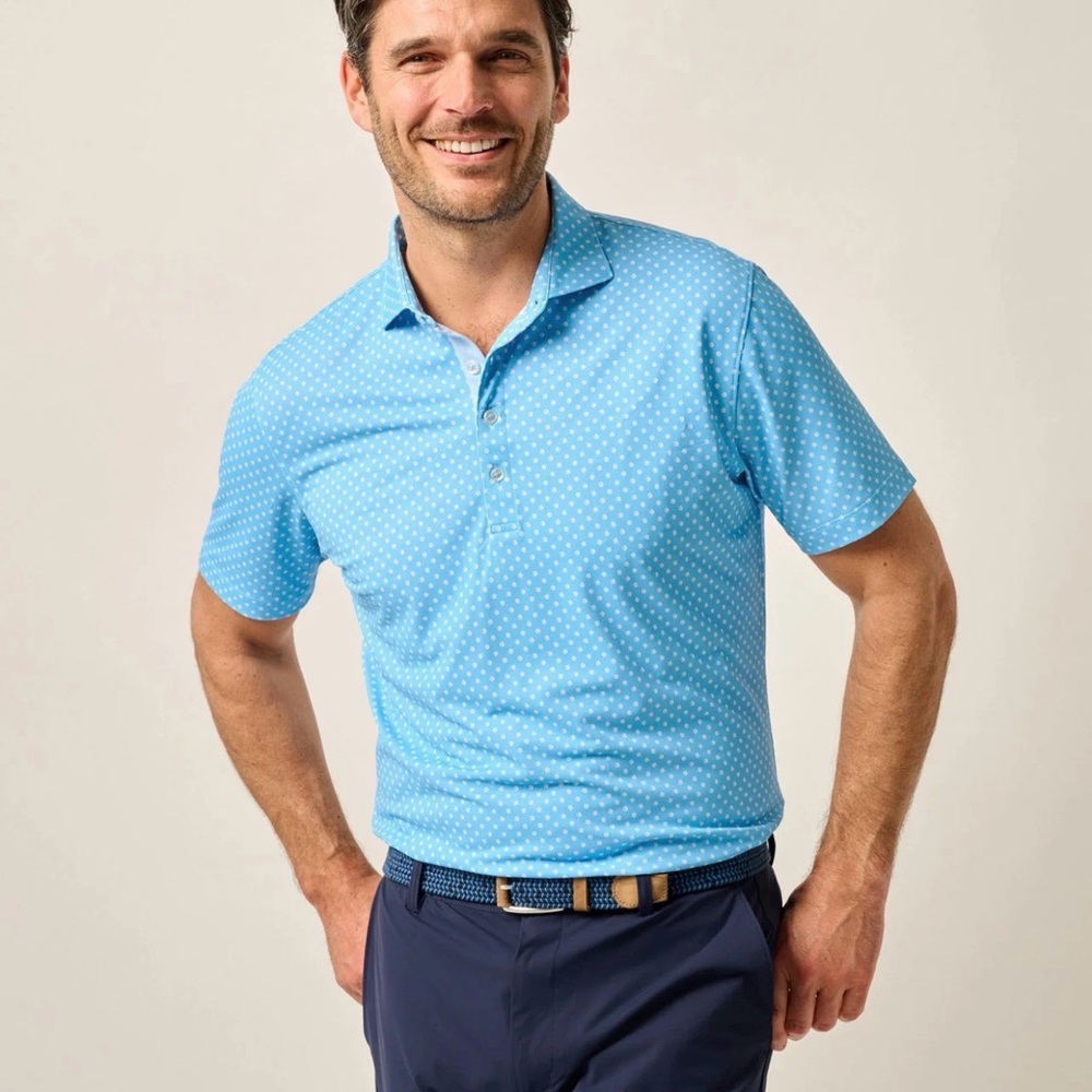 Johnnie-O Performance Mesh Polo Daisy Maliblu  DO NOT BUY
